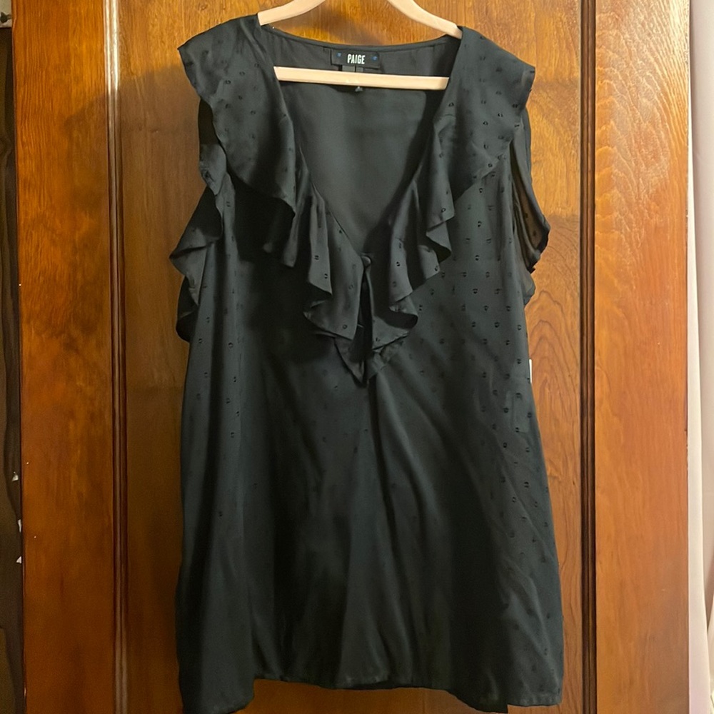 NWT black Paige blouse size Medium